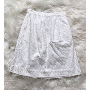 J. Crew | Eyelet Flounce Skirt